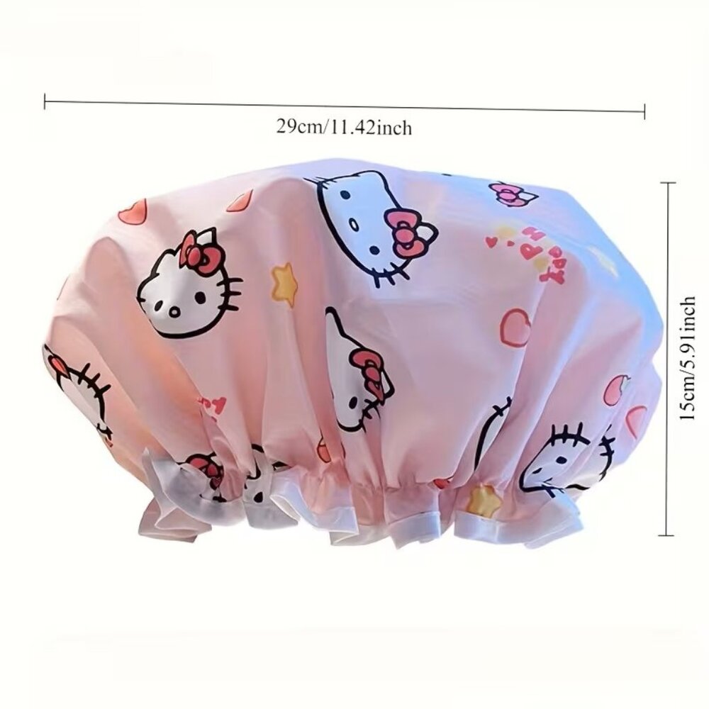 Sanrio Hello Kitty Pink Shower Cap NEW Z348